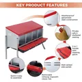 Nid poules automatique 4 compartiments avec collecte œufs – 1