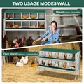 Nid poules métal galvanisé 6 ou 10 compartiments avec plateau – 3