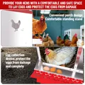 Nidées en métal 6 compartiments avec perchoir ventilé – 3