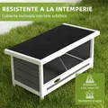 Nidification bois poules 2 compartiments toit asphalte 66 cm – 6