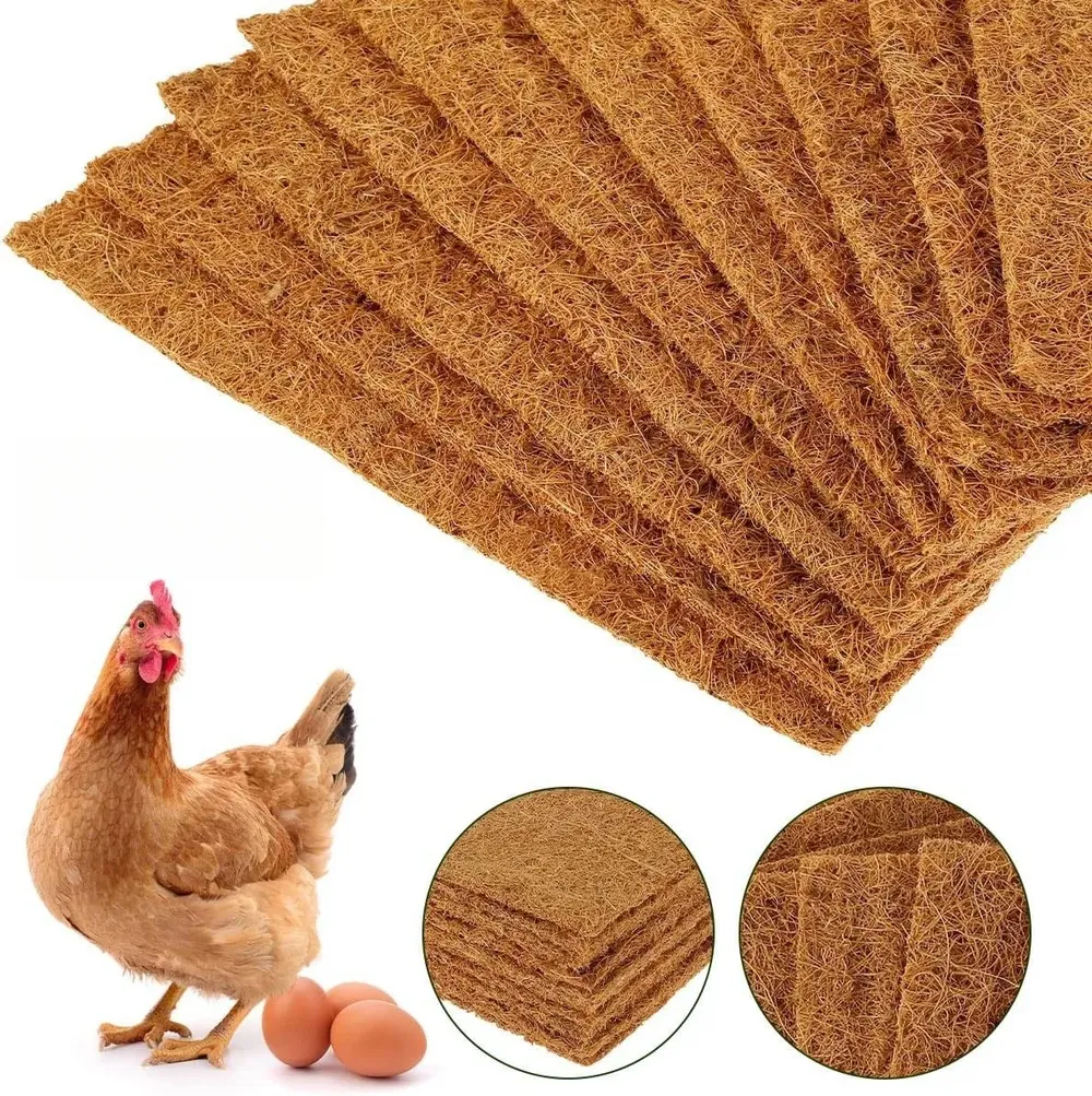 Nidification fibre coco écologique 1 à 10 pièces pour poules pondeuses
