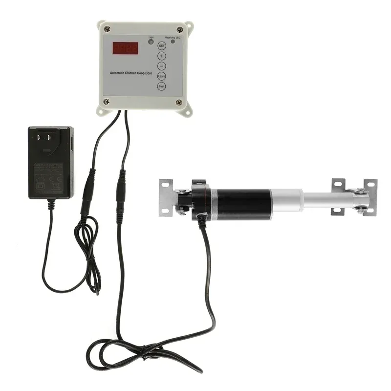 Ouvre-porte poulailler automatique capteur lumière minuterie
