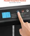 Ouvre-porte poulailler automatique écran LCD aluminium – 2
