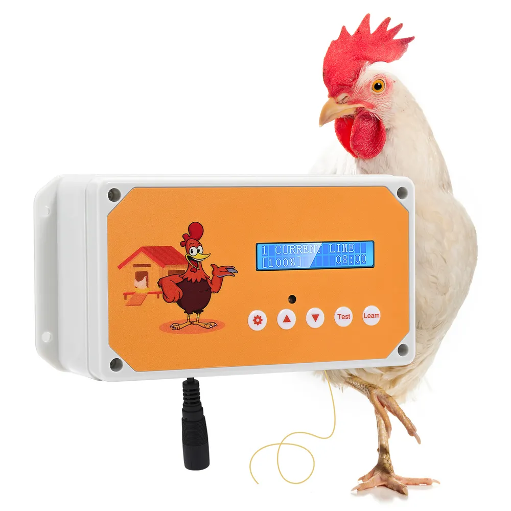 Ouvre-porte poulailler batterie capteur lumière télécommande