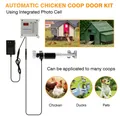 Ouvre porte poulailler électrique capteur lumière télécommande – 5