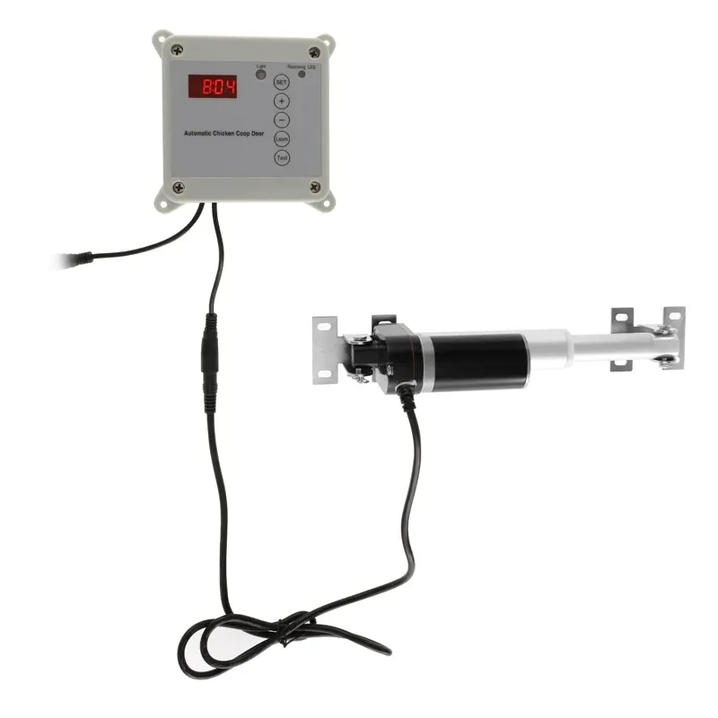 Ouvre porte poulailler électrique capteur lumière télécommande