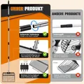 Pelle à fumier portable 3-en-1 à manche réglable – 8