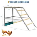 Perchoir poules balançoire échelle jouet pour volailles jardin – 2
