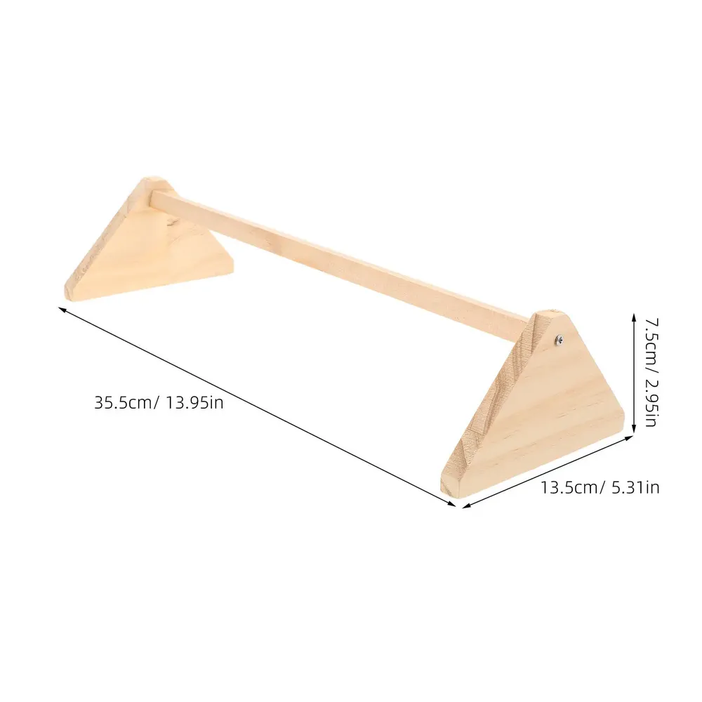 Perchoir poules bois 35,5 cm ergonomique et antidérapant