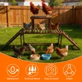 Perchoir poulets bois avec balançoire et échelle pour 10 poulets – 7