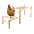 Perchoir poulets bois ferme jouets poussins support poulailler – 1