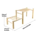 Perchoir poulets bois ferme jouets poussins support poulailler – 6