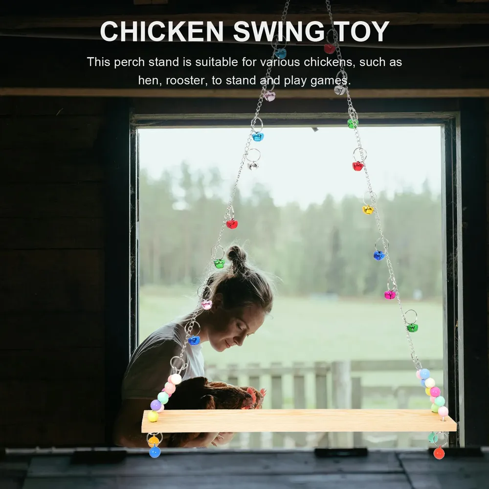Perchoir poulets bois support coqs poussins cage volaille