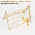 Perchoir poulets bois support oiseaux aire de jeux exercice – 3