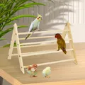 Perchoir poulets bois support oiseaux aire de jeux exercice – 5