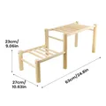 Perchoir poulets bois sûr et robuste pour jardin et ferme – Couleur Rouge (A)