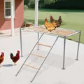 Plateforme de repos poulets 105 cm avec échelle pour 10 poulets – 4