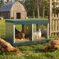 Pondoir à poules 2 emplacements en acier imperméable – 2