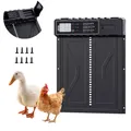Porte automatique aluminium anti-pincement longue durée – Couleur Black