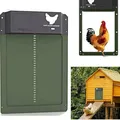 Porte automatique de poulailler capteur de lumière batterie – Couleur Green