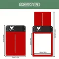 Porte automatique de poulailler capteur de lumière batterie – Couleur RED