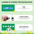 Porte automatique poulailler 3 modes alimentation solaire – 2