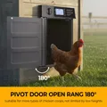 Porte automatique poulailler aluminium minuterie étanche – 2