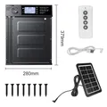 Porte automatique poulailler aluminium minuterie étanche – Couleur noir