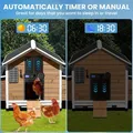 Porte automatique poulailler avec écran LCD et minuterie – 6
