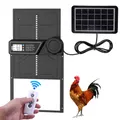 Porte automatique poulailler avec écran LCD et minuterie – Couleur black