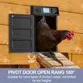 Porte automatique poulailler solaire anti-pincement – 2