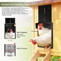 Porte automatique poulailler solaire avec capteur lumière et télécommande – 4