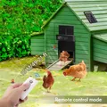 Porte automatique poulailler solaire avec capteur lumière et télécommande – 5