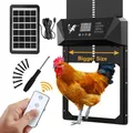Porte automatique poulailler solaire avec écran LCD et télécommande – 1