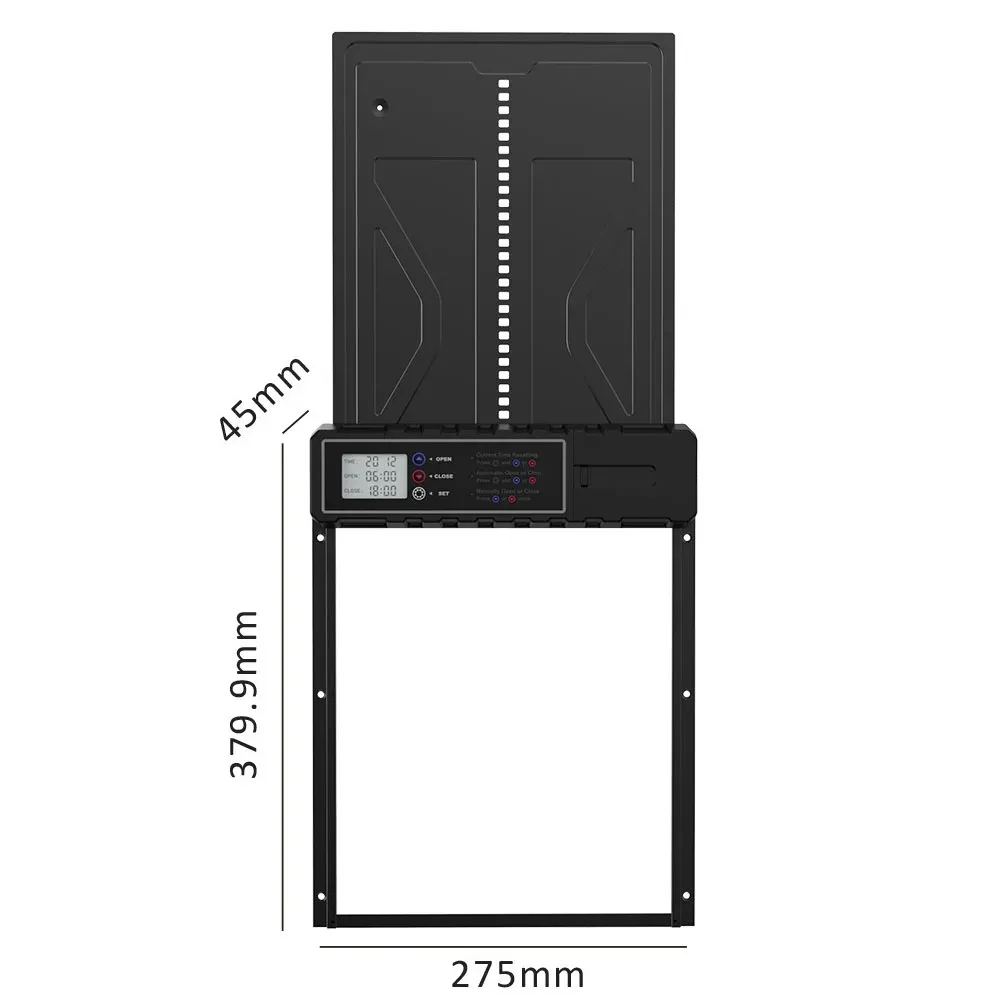 Porte automatique poulailler solaire et batterie étanche