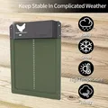 Porte de poulailler automatique à capteur de lumière alimentée par batterie – 4