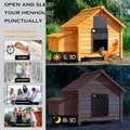 Porte de poulailler automatique en aluminium étanche anti-pincement – 3