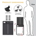 Porte de poulailler automatique en aluminium étanche anti-pincement – 5