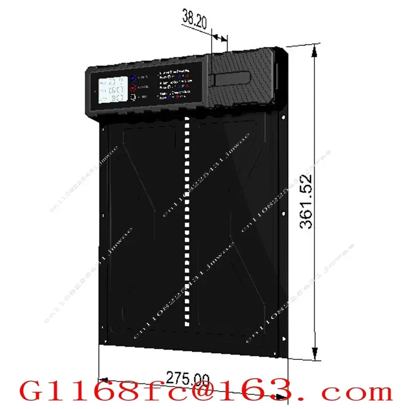 Porte de poulailler automatique programmable anti-pincement avec batterie solaire