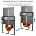 Porte de poulailler automatique rétractable anti-pincement avec écran LCD – 2