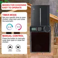 Porte de poulailler automatique rétractable anti-pincement avec écran LCD – 6