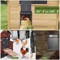 Porte de poulailler automatique rétractable anti-pincement avec écran LCD – 3