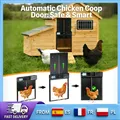 Porte de poulailler automatique solaire anti-pincement – 1