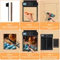 Porte de poulailler automatique solaire anti-pincement avec minuterie – 4