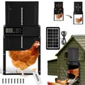 Porte de poulailler automatique solaire anti-pincement avec minuterie – 1