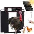Porte de poulailler automatique solaire avec écran LCD et capteur de lumière – 1