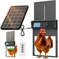 Porte de poulailler automatique solaire avec télécommande – 1