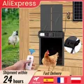 Porte de poulailler automatique solaire ou à piles étanche anti-pincement – 1