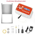 Porte de poulailler électrique automatique avec télécommande – Couleur B-with door UK