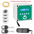 Porte de poulailler électrique automatique avec télécommande – Couleur D-without door UK